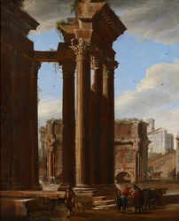 Vue du Forum romain, 1615